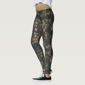 Zwarte Kant van Elegantie Leggings (Links)