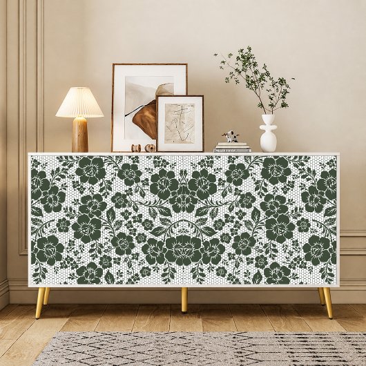 Zwarte Kanten Decoupage Tissuepapier uit het verle