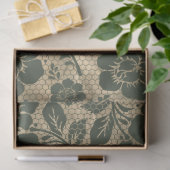 Zwarte Kanten Decoupage Tissuepapier uit het verle (Geschenk)