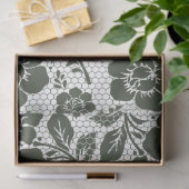 Zwarte Kanten Decoupage Tissuepapier uit het verle (Geschenk)