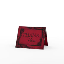 Zwarte Kanten Rode Moderne Goth Dank Je