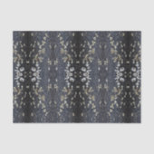 Zwarte kantwerkboomstam tissuepapier (Voorkant)