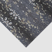 Zwarte kantwerkboomstam tissuepapier (Detail)