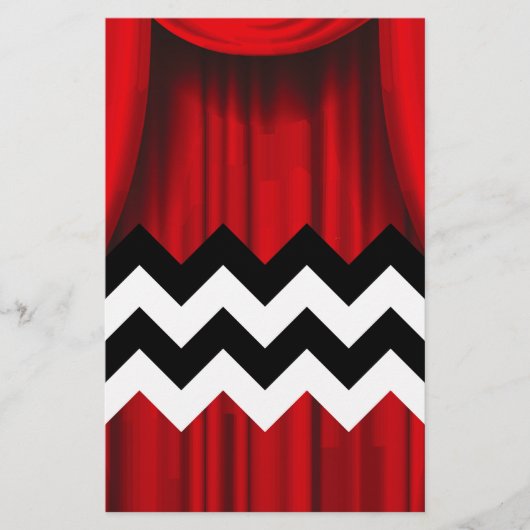 zwarte kapper briefpapier (Voorkant)