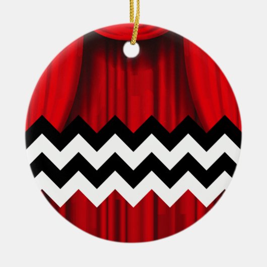 zwarte kapper keramisch ornament (Voorkant)
