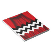 zwarte kapper notitieblok (Schuin)