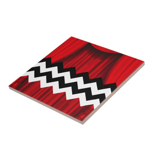 zwarte kapper tegeltje (Zijkant)