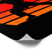 Zwarte Karate Shirt1 Poster (Hoek)