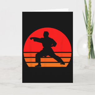 Zwarte Karate Shirt 1 Kaart