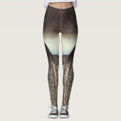Zwarte karper leggings (Voorkant)