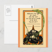  zwarte karretjes en kippen briefkaart (Voorkant / Achterkant)