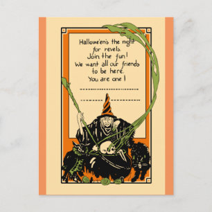 zwarte karretjes en kippen briefkaart