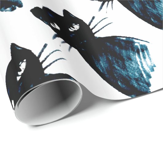 Zwarte kat 1 cadeaupapier (Rol Hoek)