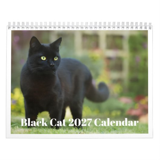Zwarte Kat 2027 Agenda Kalender (Hoes)