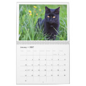 Zwarte Kat 2027 Agenda Kalender (Jan 2027)