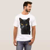 Zwarte Kat 2 T-shirt (Voorkant volledig)