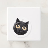 Zwarte Kat 3D Geïnspireerd Bedankjes Labels (In situ)