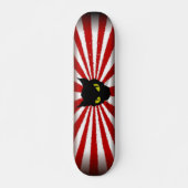 zwarte kat 4 skateboard (Voorkant)