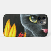 Zwarte Kat 510 lieveheersbeestje gele bloem Case-Mate iPhone Case (Achterkant (horizontaal))