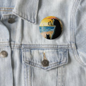 Zwarte kat 597 ronde button 5,7 cm (In situ)