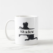 Zwarte Kat Aangepast Koffiemok (Links)