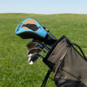 ZWARTE KAT AANGEPASTE GOLF DRIVER HOES PERSOONLIJK GOLFHEADCOVER (Insitu)