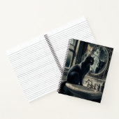 Zwarte Kat-agenda Notitieboek (Binnen)