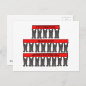 Zwarte Kat-appreciatiedag 17 augustus Briefkaart (Voorkant / Achterkant)