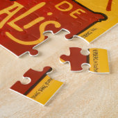 zwarte kat Art Nouveau Chat Noir Steinlen Legpuzzel (Zijkant)