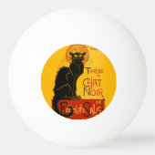  zwarte kat Art Nouveau Chat Noir Steinlen Pingpongbal (Achterkant)