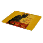  zwarte kat Art Nouveau Paris Snijplank (Hoek)