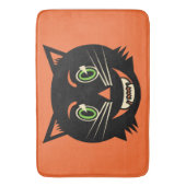  zwarte kat badmat (Voorkant Verticaal)