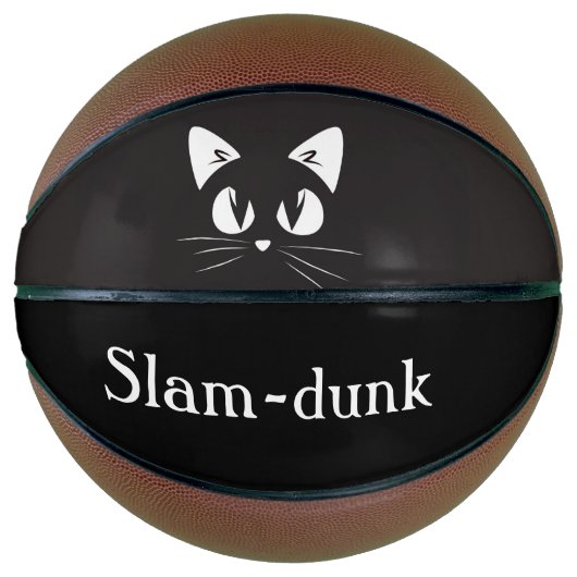 Zwarte kat basketbal (Voorkant)