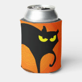 Zwarte kat blikjeskoeler (Blikje Achterkant)