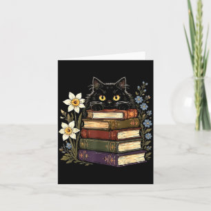 Zwarte Kat Boekenliefhebber Kaart