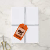ZWARTE KAT BREI Cadeaubijslagen II Cadeaulabel (Met Touw)