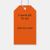 ZWARTE KAT BREI Cadeaubijslagen II Cadeaulabel (Achterkant)