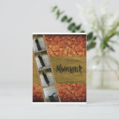 Zwarte kat briefkaart (Staand voorkant)