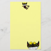 Zwarte kat briefpapier (Voorkant)