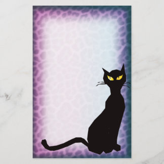 zwarte kat briefpapier