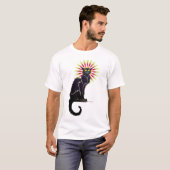  zwarte kat Cabaret T-Shirt (Voorkant volledig)