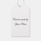 zwarte kat cadeaulabel (Achterkant)