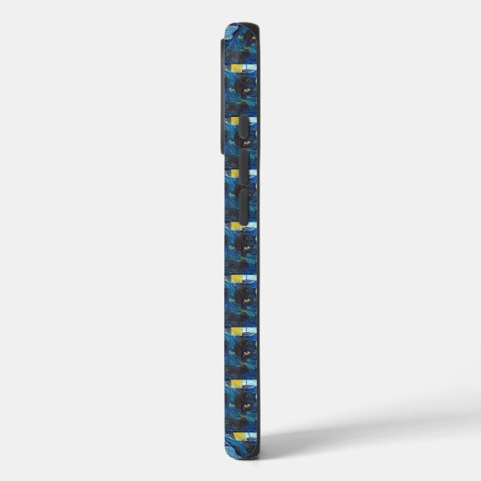 Zwarte Kat Case-Mate iPhone Case (Achterkant / Links)