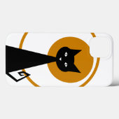 Zwarte kat Case-Mate iPhone case (Achterkant (horizontaal))