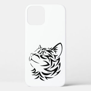 zwarte kat Case-Mate iPhone case