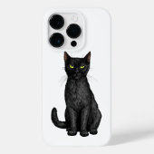 Zwarte kat Case-Mate iPhone case (Achterkant)