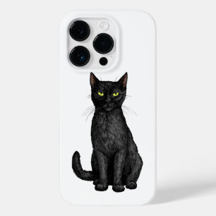 Zwarte kat Case-Mate iPhone 14 pro hoesje