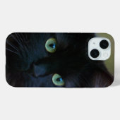 zwarte kat Case-Mate iPhone case (Achterkant (horizontaal))