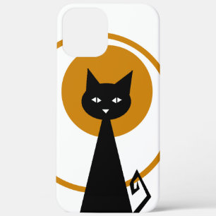 Zwarte kat Case-Mate iPhone case