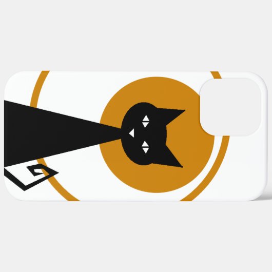 Zwarte kat Case-Mate iPhone case (Achterkant / Rechts)